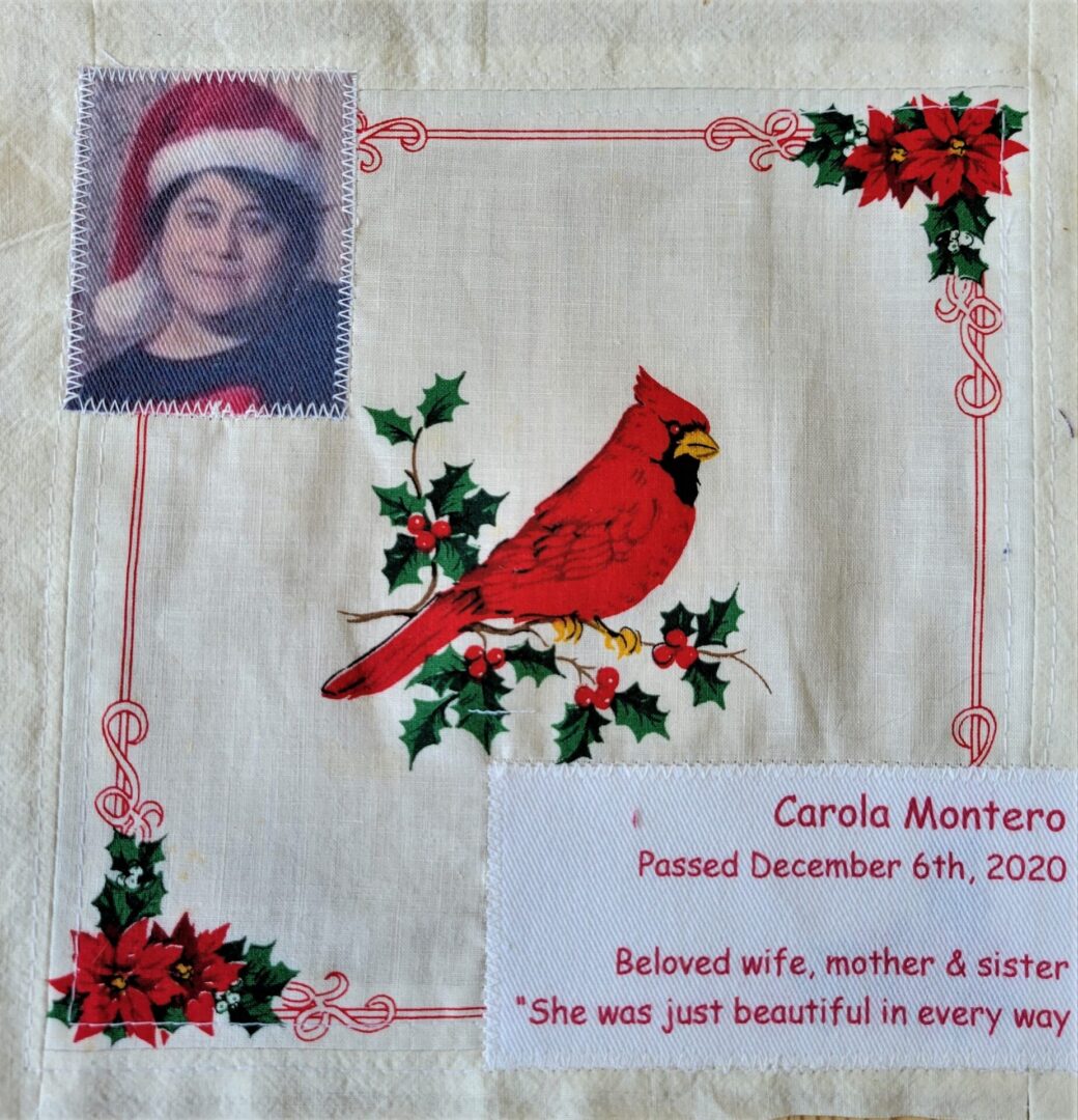 IN MEMORY OF CAROLA MONTERO - DECEMBER 6, 2020