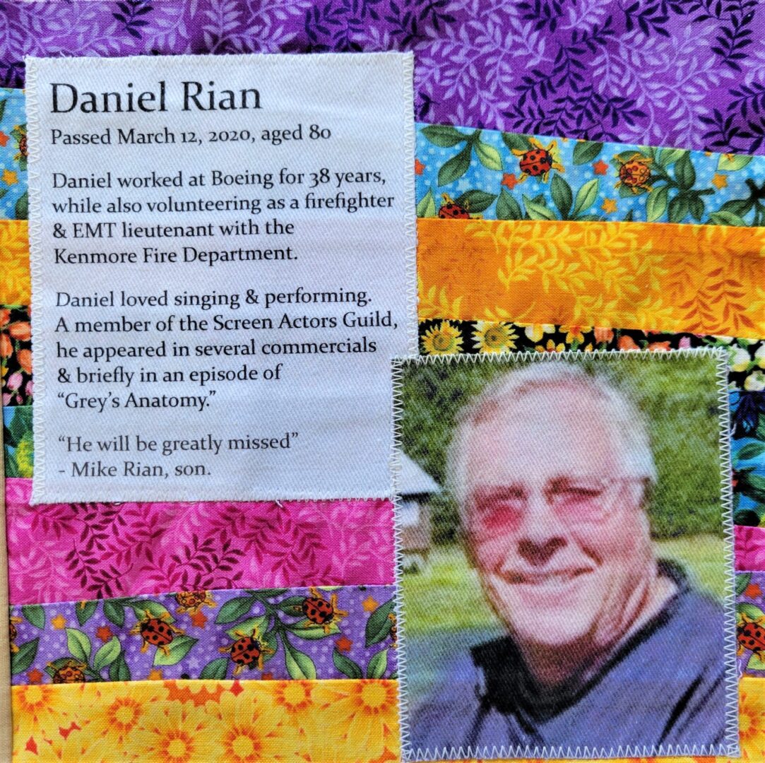 IN MEMORY OF DANIEL RIAN - MARCH 12, 2020