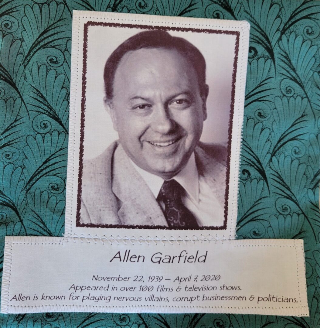 IN MEMORY OF ALLEN GARFIELD - NOV 22, 1939 - APRIL 7, 2020