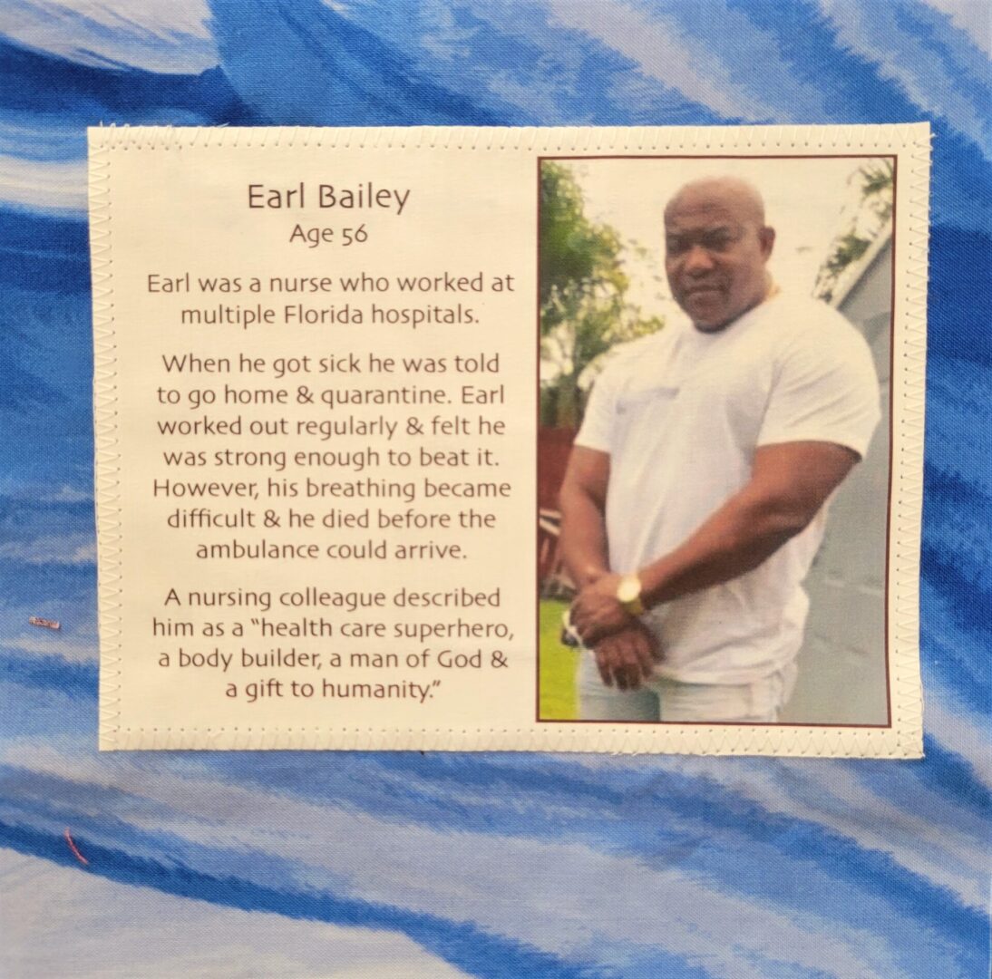 IN MEMORY OF EARL BAILEY - APRIL 5, 2020