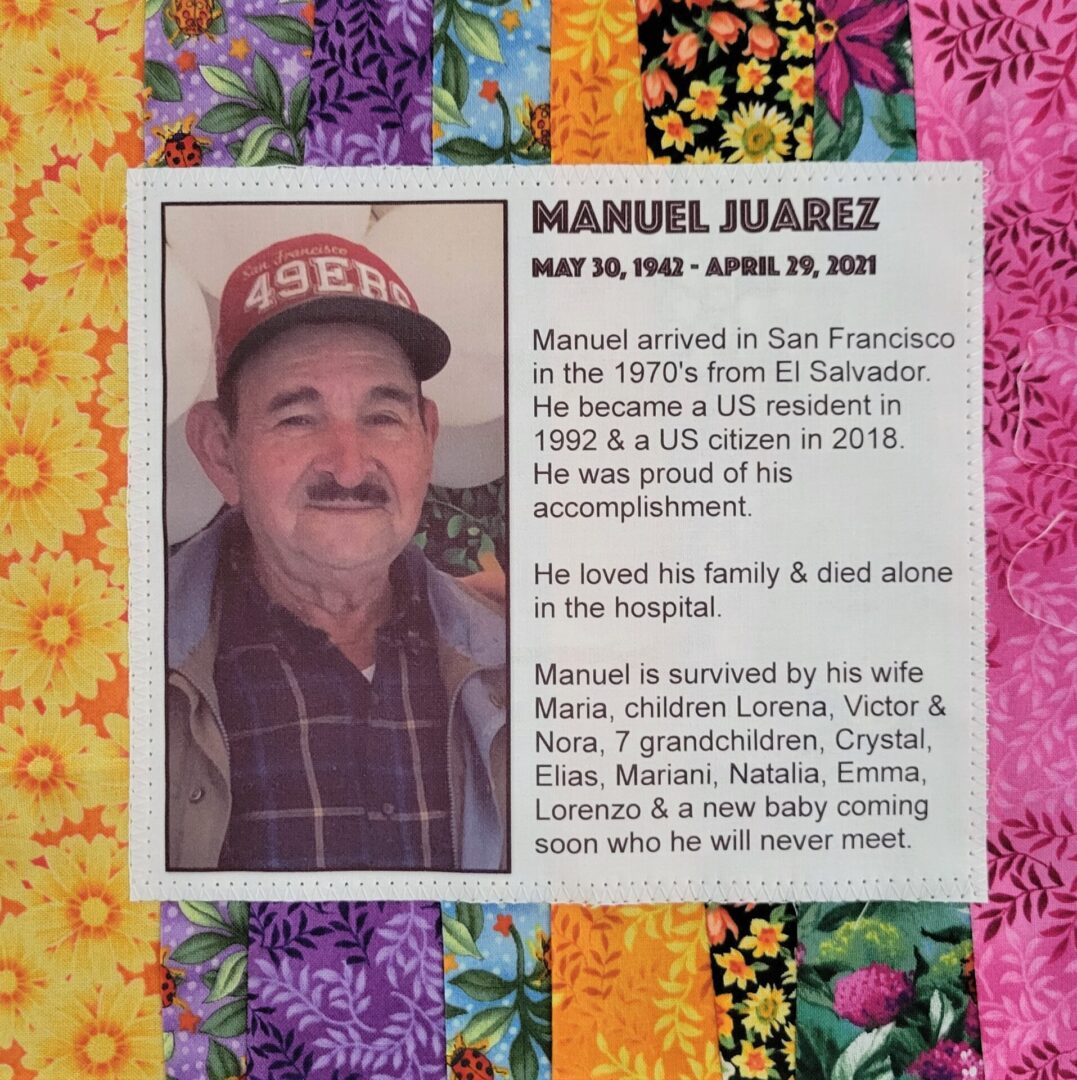 IN MEMORY OF MANUEL JUAREZ - 5/30/1942 - 4/29/2021