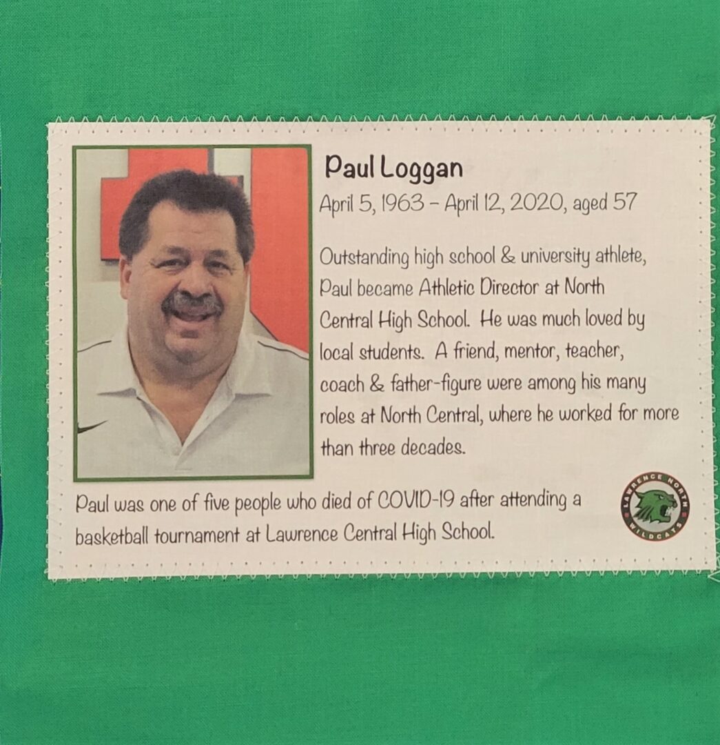 IN MEMORY OF PAUL LOGGAN - APRIL 5, 1963 - APRIL 12, 2020