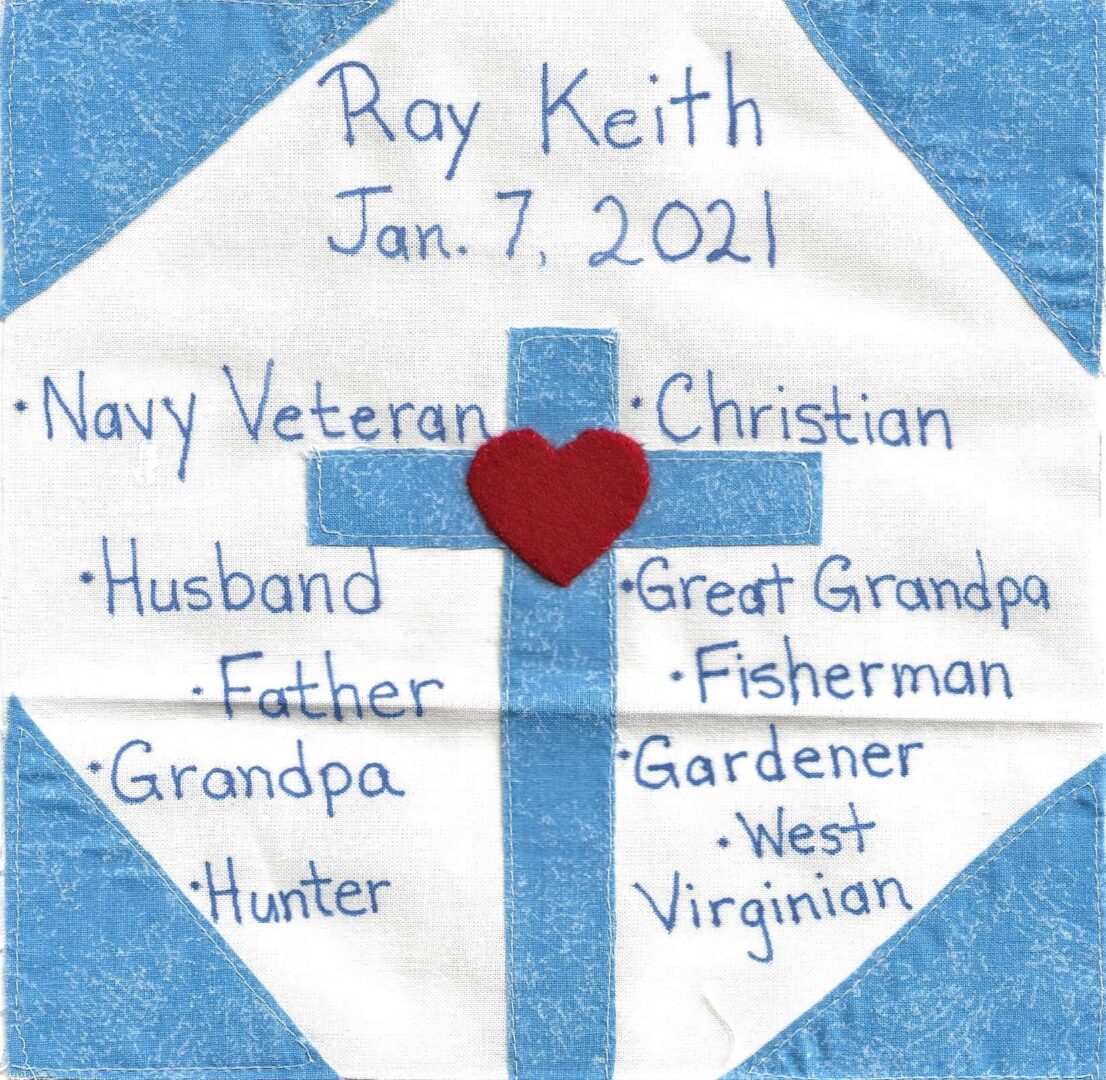 IN MEMORY OF RAY KEITH - JAN 7, 2021