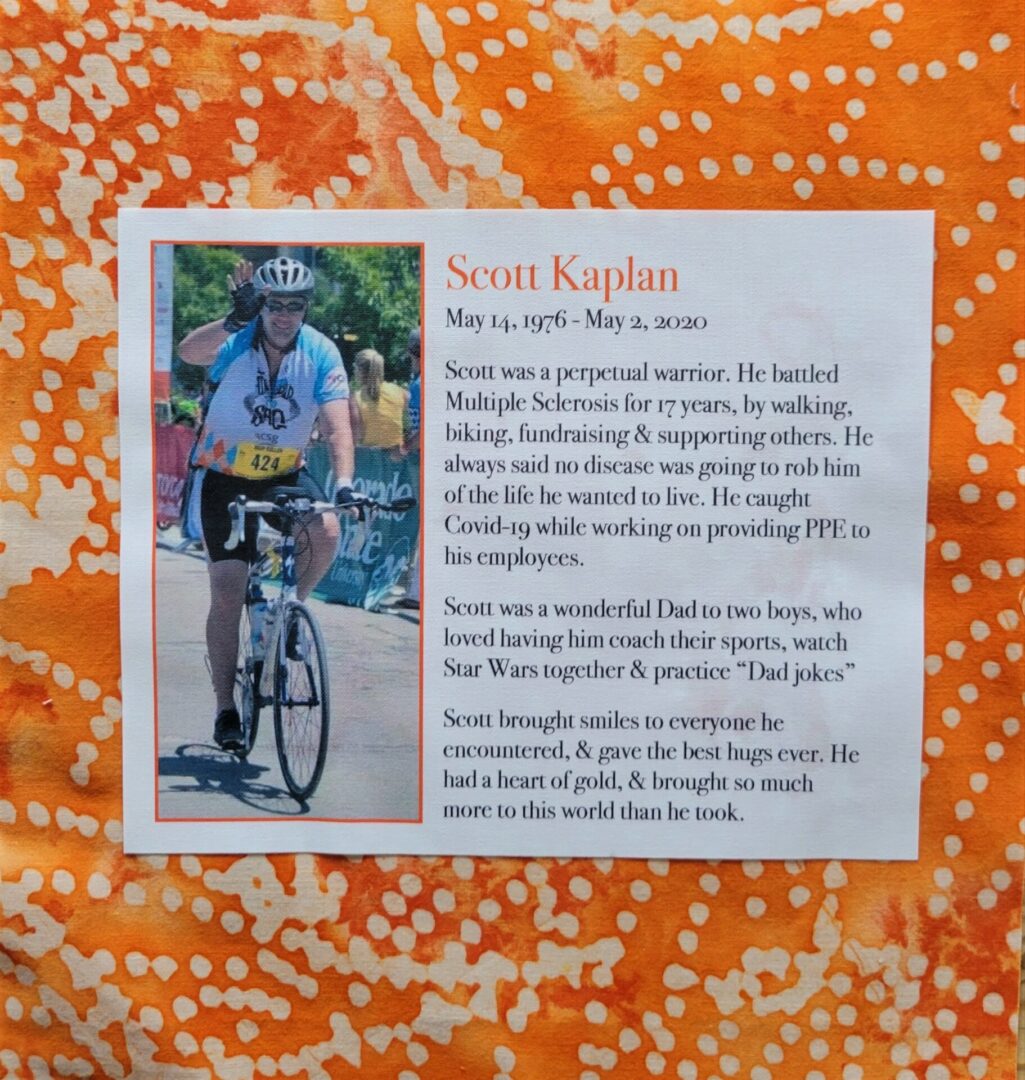 IN MEMORY OF SCOTT KAPLAN - 5/14/76 - 5/2/20