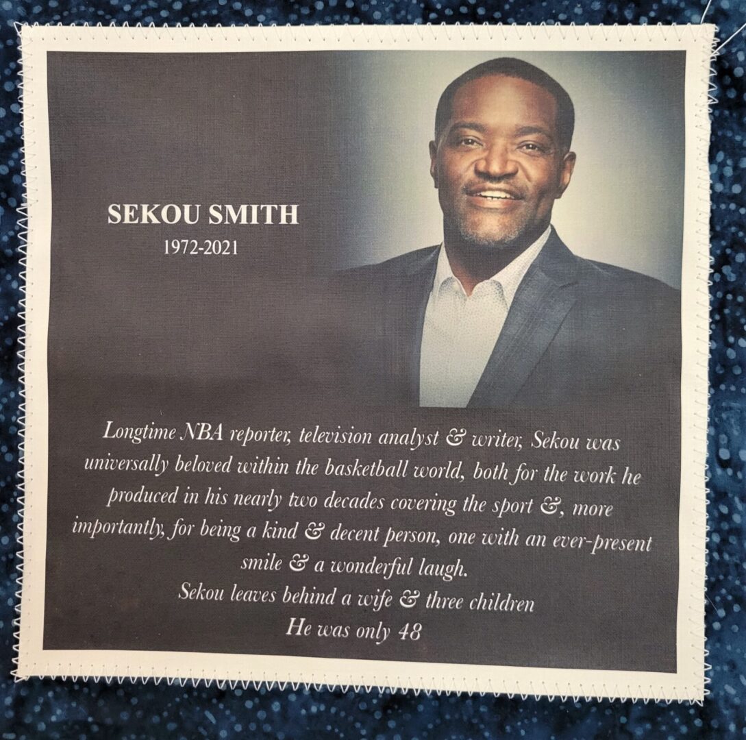 IN MEMORY OF SEKOU SMITH - 1972 - 2021