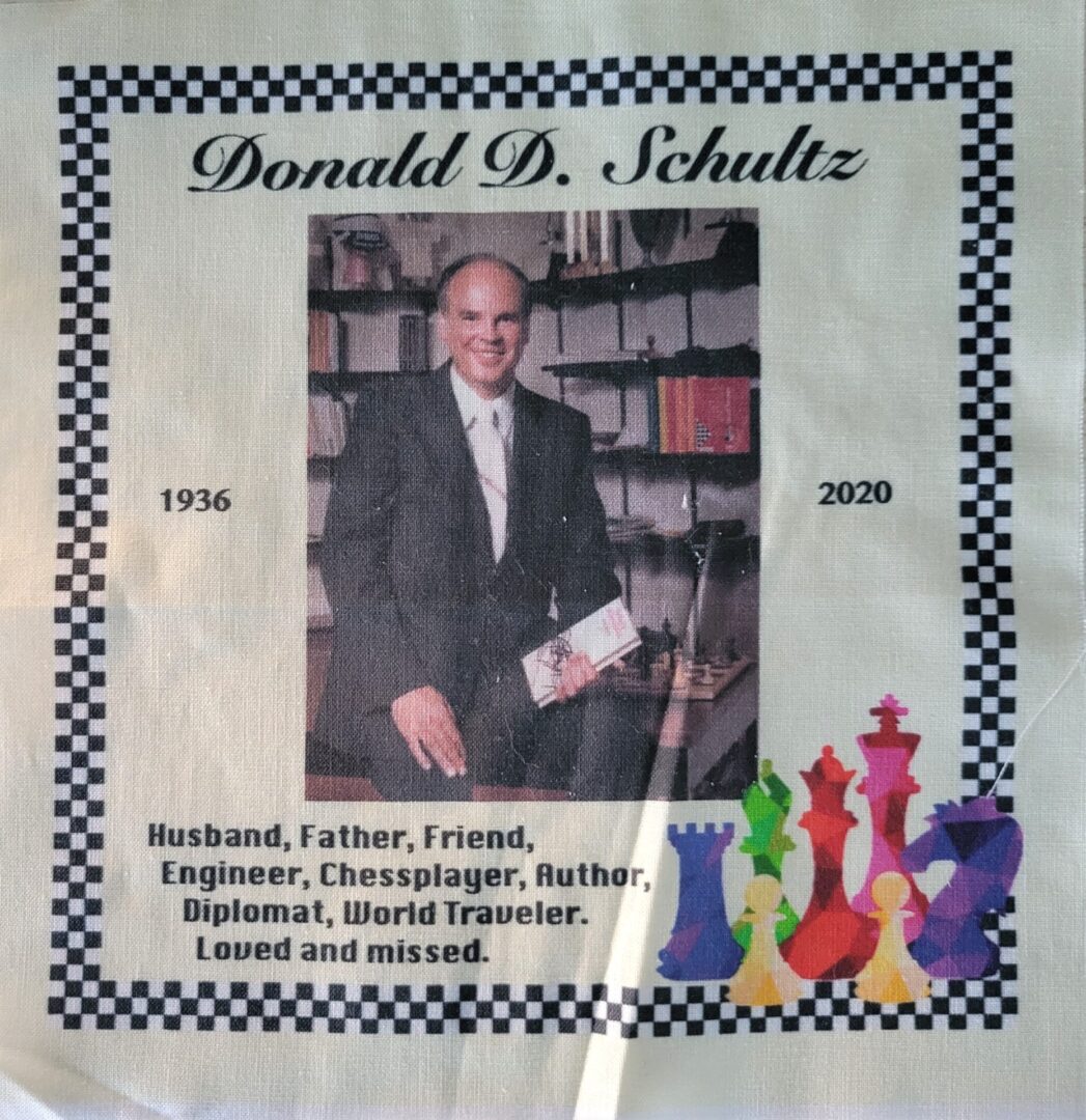 IN MEMORY OF DONALD D. SCHULTZ - 1936 - 2020