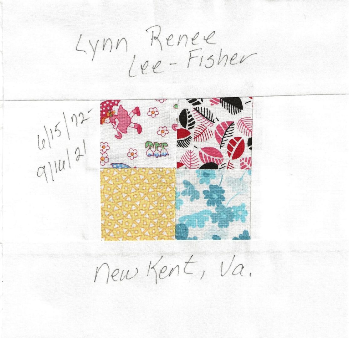 IN MEMORY OF LYNN RENEE LEE-FISHER - 6/15/72 - 9/16/21